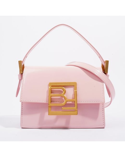 By Far Pink Fran Mini Shoulder Bag Patent Leather