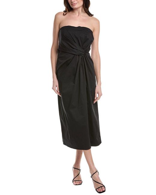 Marella Black Bridge Midi Dress