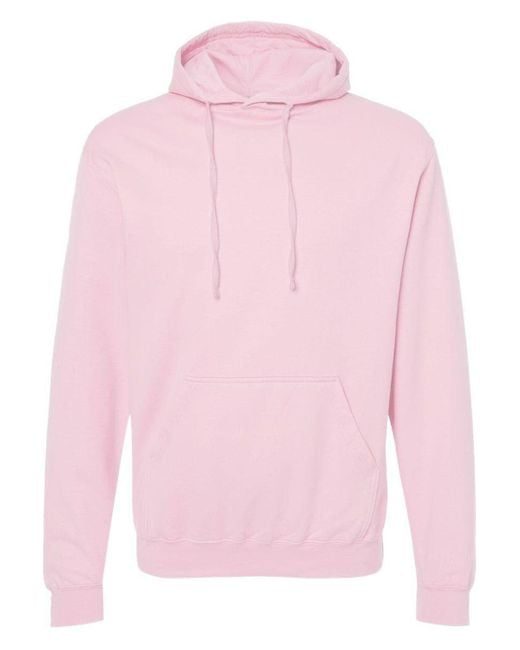 Tultex Pink Fleece Hooded Sweatshirt