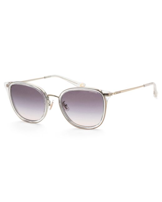COACH Metallic 54mm Light Sunglasses