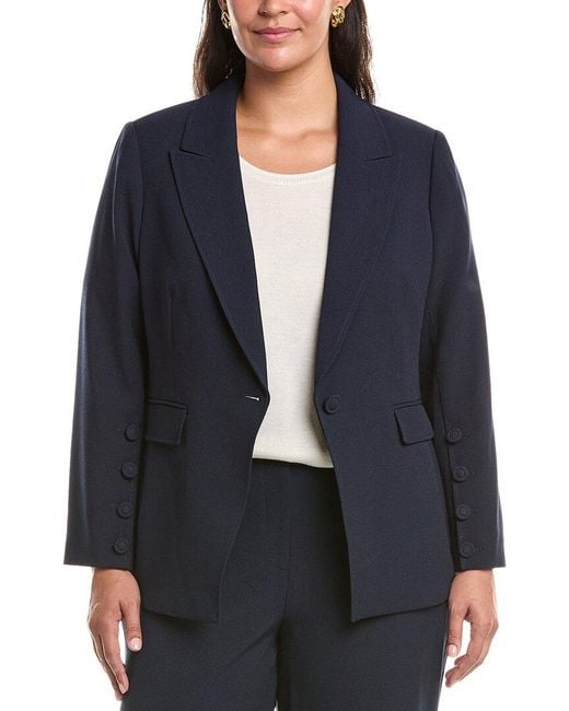 Tahari Black Plus Blazer