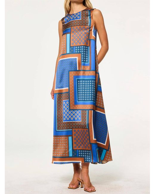 MISA Los Angles Blue Sylvie Dress