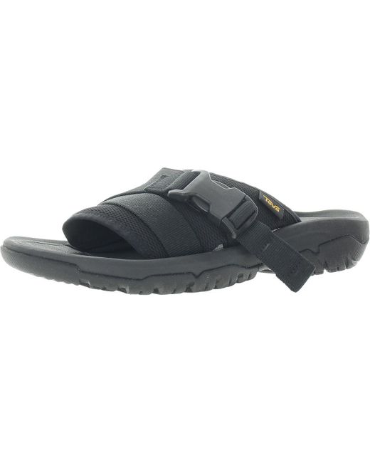 Teva Gray Hurricane Verge Laceless Made Slide Sandals