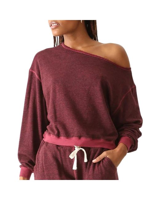 Electric and Rose Red Ferera Sweatshirt