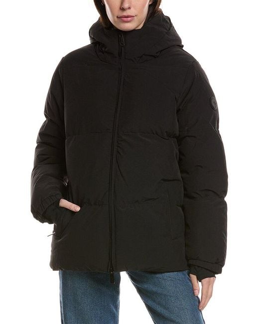 Noize Black Short Puffer Jacket