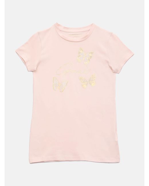 Guess Pink Eco Athalia Tee (7-14)