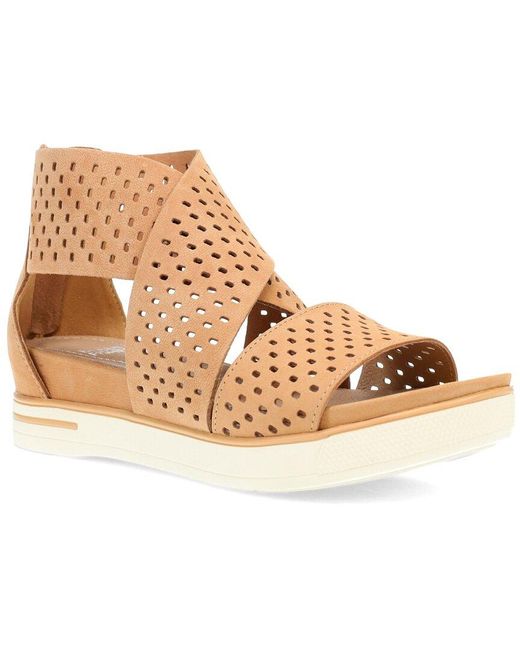Eileen Fisher Natural Sport Leather Sandal