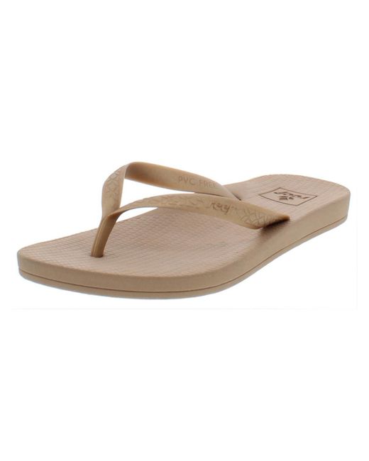 Reef Escape Lux Thong Arch Support Flip-flops in Metallic | Lyst