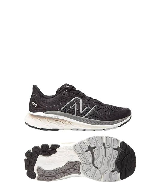 New Balance Gray Fresh Foam X 860v13 Running Shoes - B/medium Width