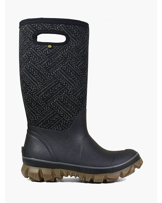 Bogs Black Whiteout Fleck Insulated Boot