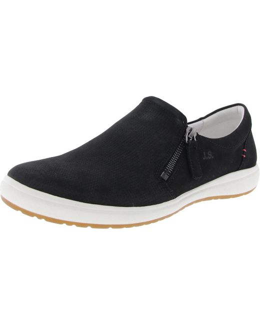 Josef Seibel Black Caren 22 Nubuck Fitness Walking Shoes