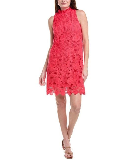 Anne Klein Women's Red Guipure Lace Shift Dress - www.ice4pros.com.br Anne Klein Women's Red Guipure Lace Shift Dress - www.ice4pros.com.br