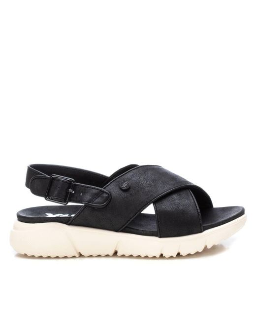 Xti Blue Flat Sandals By _