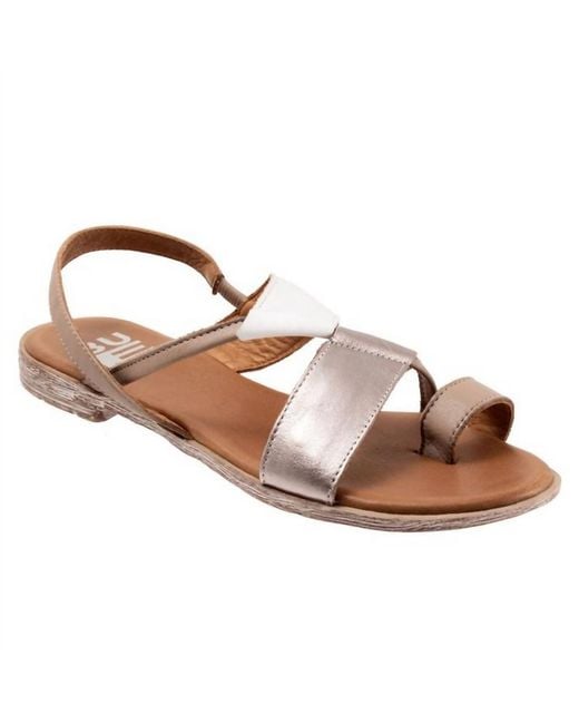 BUENO Brown Yuki Sandals