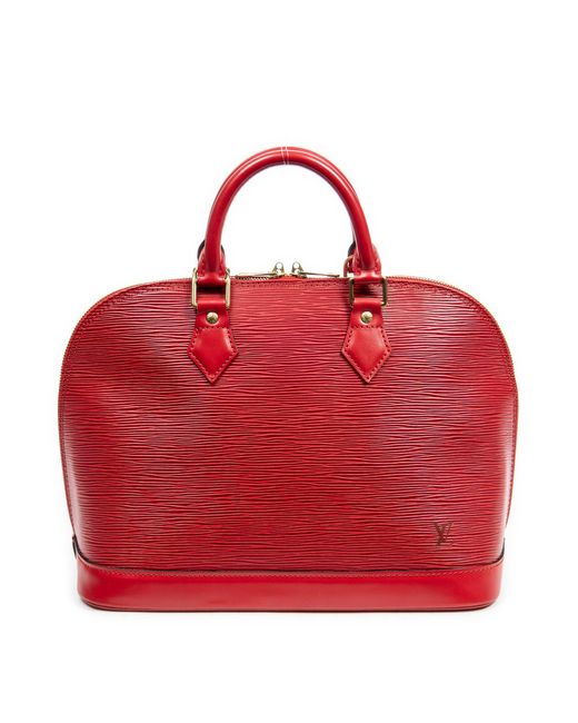 Louis Vuitton Red Alma Pm