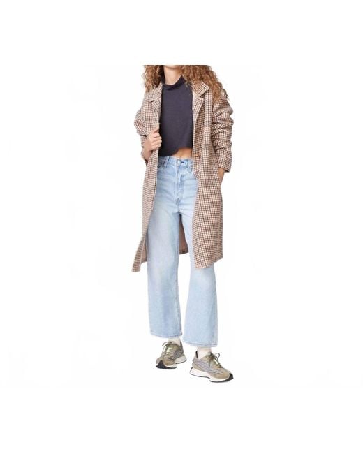 Monrow Blue Teddy Long Jacket