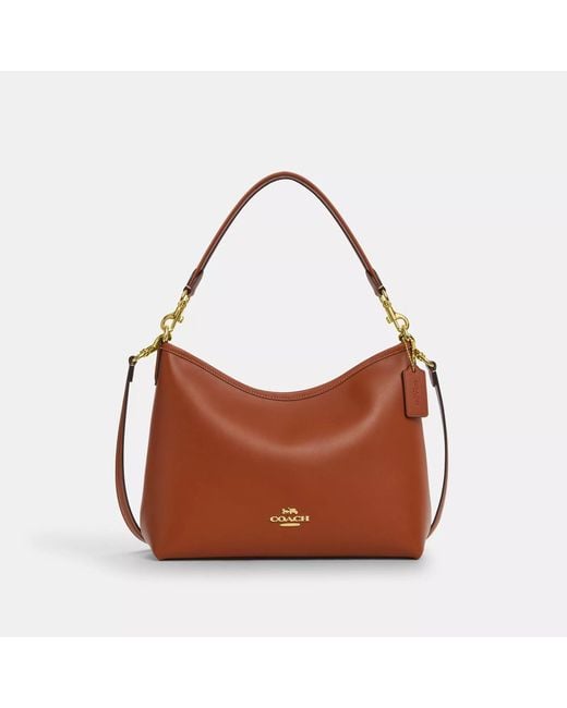 COACH Brown Laurel Shoulder Bag