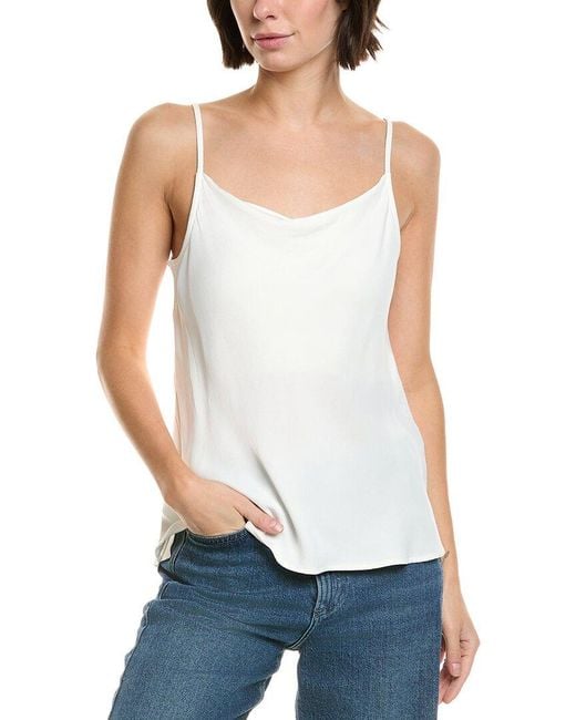 Bella Dahl White Cowl Neck Camisole