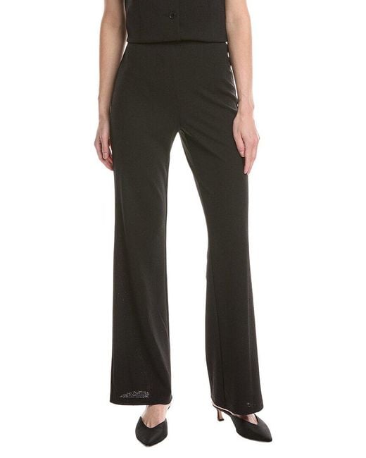 Kenneth Cole Black Pull-On Flare Pant