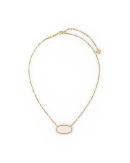 Kendra Scott Metallic Elisa Statement Short Pendant Necklace