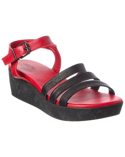 Arche Pink Socool Leather Sandal