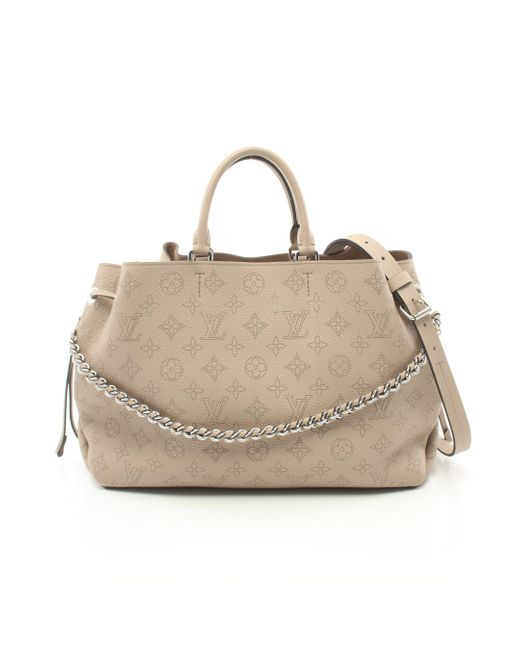 Louis Vuitton Natural Bella Tote Mahina Galle Handbag Tote Bag Leather Beige
