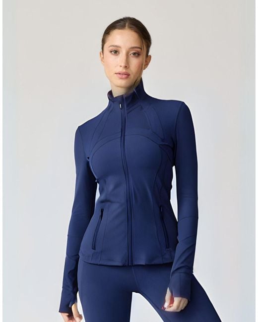 AVA Active Blue Hera Zip Up Jacket