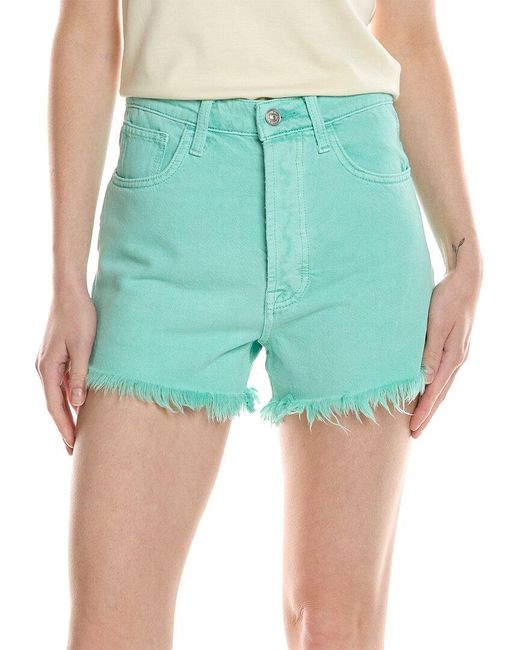 7 For All Mankind Blue Easy Ruby Short