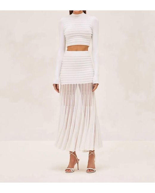 Alexis Natural Franki Skirt In White