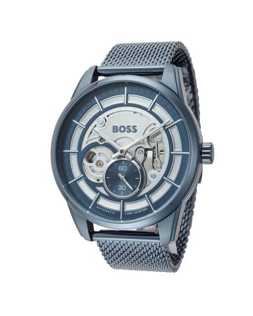 Boss Blue Sophio 42mm Quartz Watch for men