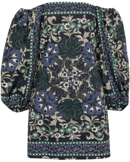 Cara Cara Multicolor Montauk Dress, Bogata Scarf