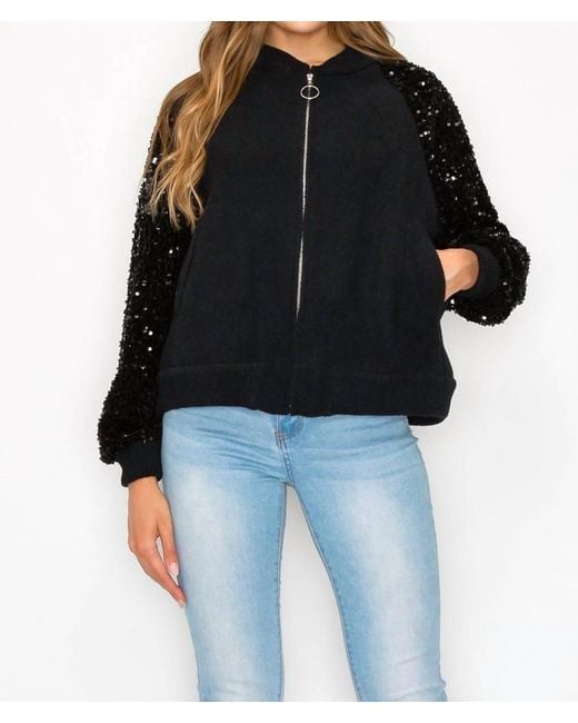 Joh Black Jeanette Jacket With Sequins