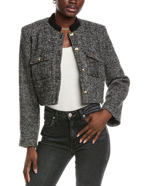 Ba&sh Gray Talya Coat