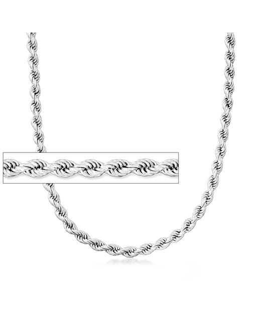 Ross-Simons 6mm Sterling Silver Rope 