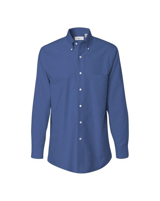 Van Heusen Blue Oxford Shirt for men