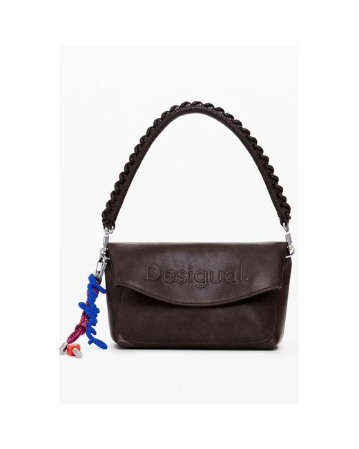 Desigual Brown Polyethylene Handbag