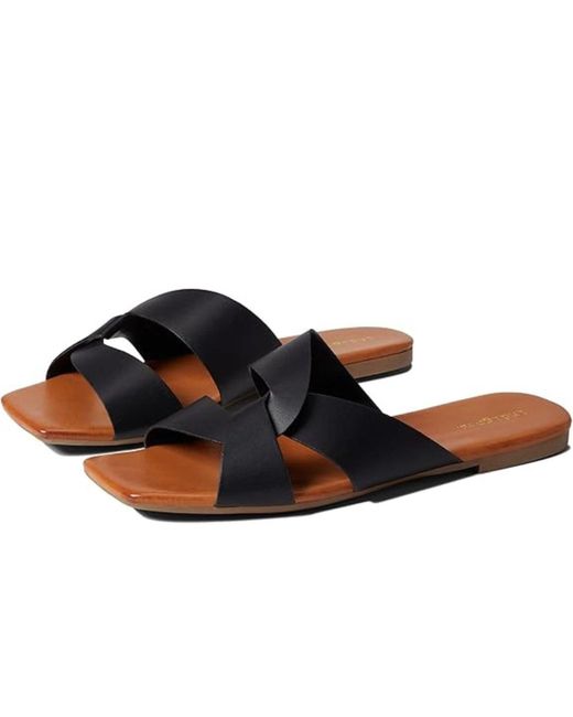 Indigo Women's Blue Rd. Fletcher Sandals Square Toe Slip-On Htat200