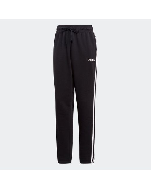 adidas Essentials 3-stripes Tapered Pants in Black for Men | Lyst