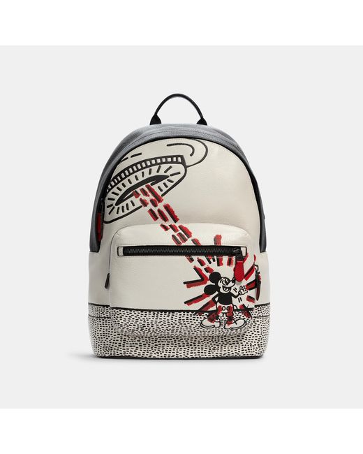 Coach Outlet Multicolor Disney Mickey Mouse X Keith Haring West Backpack