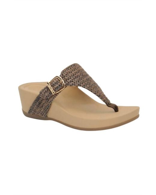 Aetrex Brown Kate Sandal