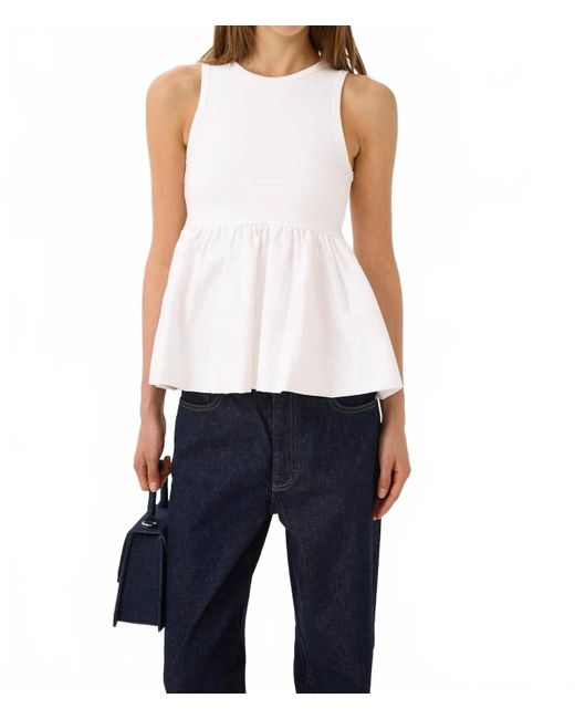 Gestuz Blue Lanza Top