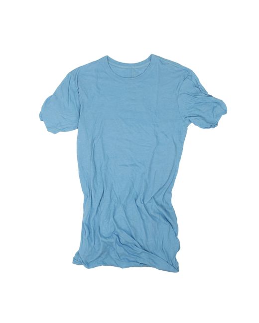 Rick Owens Nublu Light Blue Double Short Sleeve T-shirt for Men | Lyst