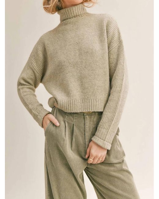 Sage the Label Natural Fiona Pullover Sweater