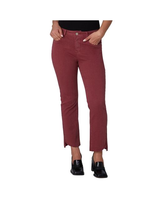 Lola Jeans Red Kate-mo High Rise Slim Jeans