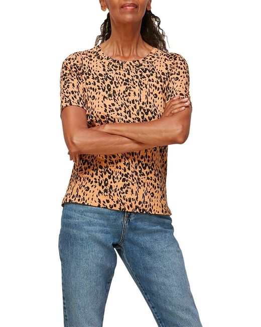 Whistles Cotton Safari Print Rosa T 