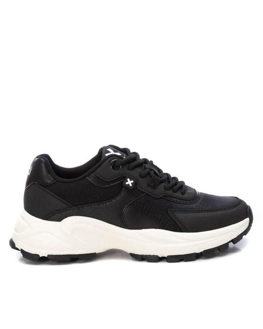 Xti Black Trainer Sneakers