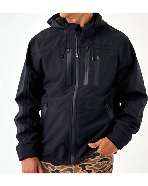 Burlebo Black Challenger Outdoor Jacket for men
