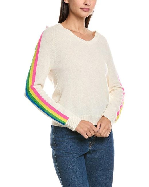 Maison Heritage White Java Cashmere Sweater