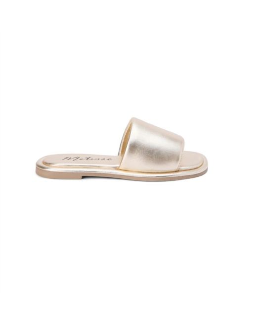 Matisse White Moonlight Slide Sandal