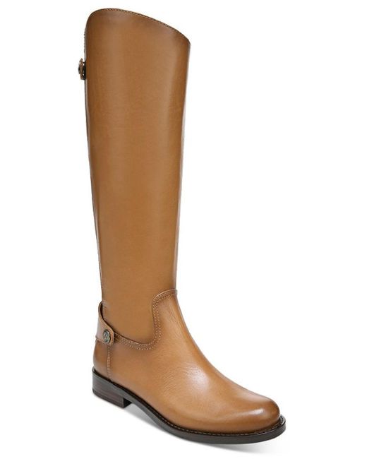 Sam Edelman Brown Mikala Leather Riding Knee-high Boots